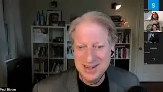 SPAUS II 26 Kasım 2023  Video S&ouml;yleşi: Paul Bloom