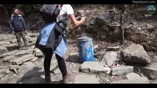 Poonhill trash collection trekking - an introduction of trekking for a beautiful cause