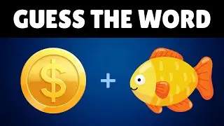 Easy English Word Game! 🧠 Guess the Compound Word from 2 Pictures (20 Questions!)