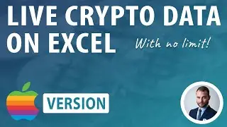 Get any live crypto info in Excel on MAC in 2 minutes! 📊