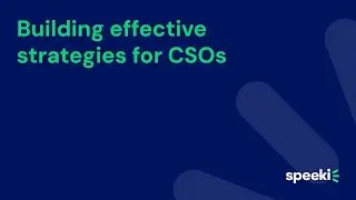 Scott Lane | building effective strategies for CSOs
