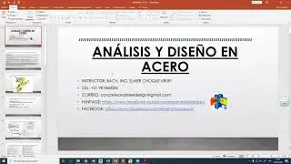 SESIÓN 01 _ ANÁLISIS Y DISEÑO EN ACERO _ 2020 I