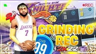 GRINDING REC TO LEVEL 40! BUILD & JUMPSHOT l NBA 2K22 Next Gen MyPARK