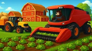 Farm Work: The Great Vegetable Harvest Mission of the Farmer Bear