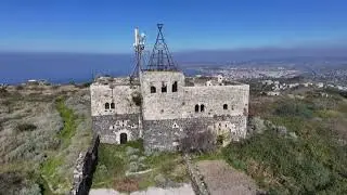 AERIAL SHOTS of Syria's Al-Marqab Crusader Castle