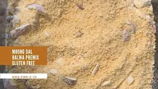 Moong Dal Halwa Premix| Gluten free | Instant halwa mix  | Uma Puri@Theturmericclub