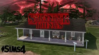 WILL BYERS HOUSE STRANGER THINGS I THE SIMS 4 SPEED BUILD