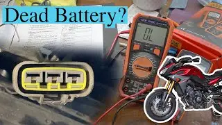 Проверка системы зарядки Yamaha CP3 FJ09 &mdash; Диагностика разряженной батареи MT09 FZ09 XSR Tracer
