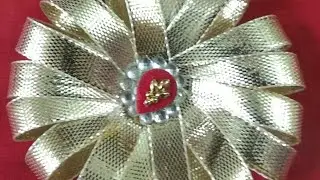 gota flower | gota Patti flower | gota lace flower | gota ribbon flower