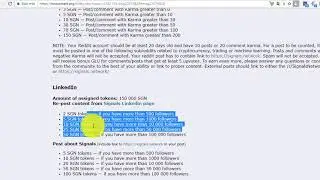 [Bounty] Signals ICO - Get free SGN token...start