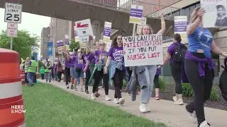 Meriter nurses strike for better working conditions and pay | Here & Now