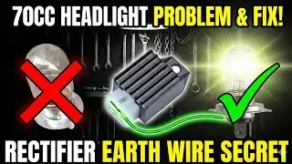 70cc Bike Headlight Bulb Bar Bar Fuse Ho Raha Tha | Rectifier Earth Problem Solved
