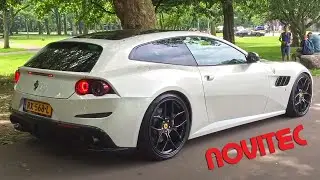 Ferrari GTC4Lusso LOUD start up & acceleration w/ Novitec parts
