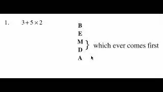 Question 1 From the BEMDAS Math Program