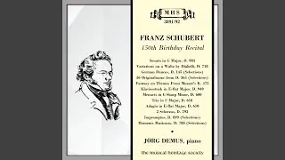 Piano Sonata in G Major, D 894: IV. Allegretto