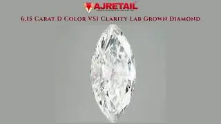 💎 6.15 Carat D Color VS1 Clarity Lab Grown Diamond #labgrowndiamond #ajretail