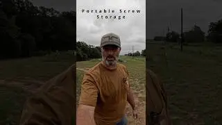 Portable Screw Storage #tools #farming #homestead