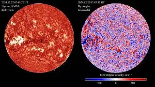 H&alpha; 2024-12-22 - Spectroheliograph Data