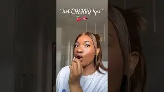 Cherry lips lip-combo #lipcombo #makeup