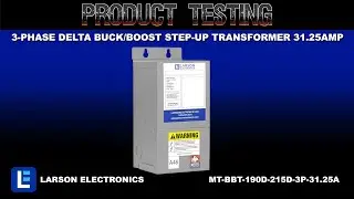 3-Phase Delta Buck/Boost Step-Up Transformer - 190V Primary - 215V Secondary - 31.25 Amps - 50/60Hz