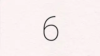 How to draw kangaroo by number 6 step by step||Line Art||drawing with number||drawing with alphabet