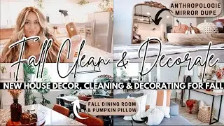 FALL CLEAN AND DECORATE 2022 / CLEAN WITH ME 2022 / FALL DECOR 2022 / ROOM MAKEOVER / BROOKE ANN