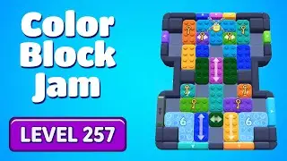 Color Block Jam Level 257 | Every Puzzle Solved! 🎯