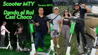 Scooter de MTY I Dando el Rol Casi Choco  Toreto MTY
