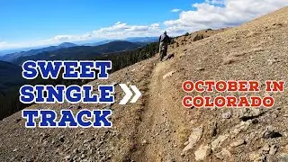 Amazing Single Track fun on the Husqvarna TE250i, Colorado, October trail riding in the mountains