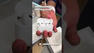 Apple AIRPODS PRO -2 with NAME engraving #airpodspro #engraving engravi