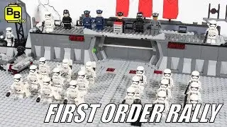 LEGO STAR WARS THE LAST JEDI FIRST ORDER RALLY MOC!