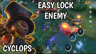 CAN'T GET AWAY FROM ME!!! CYCLOPS SKILL 2 VERY PAIN CYCLOPS BUILD UNFORGIVEN 2023 - MLLB