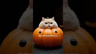 Pumpkin Cat Groove (Chonky Cat Song & Lyric Video) #shorts