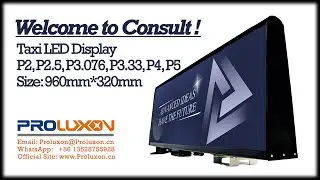 Waterproof Testing Taxi Double-sided LED Display Screens | P2.5 Car Top Advertising LED Billboards