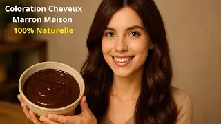 Coloration Cheveux Marron Maison 100% Naturelle 🌿 | Recette au Henn&eacute;, Caf&eacute;, Grenade et Cacao