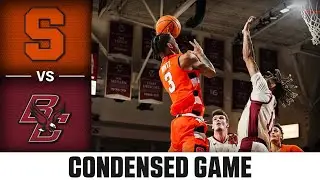 Syracuse vs. Boston College Condensed Game | 2022-23 ACC Men&rsquo;s Basketball