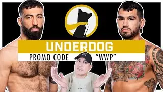 UNDERDOG FANTASY Entry for UFC Vegas 109: Dolidze vs. Hernandez