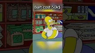 How Bart cost $50,000 #simpsons #shorts