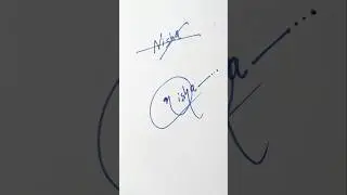 stylish signature name nisha #calligraphy  #handwriting #signature