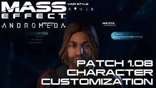 Mass Effect Andromeda patch 1.08 Character Customization