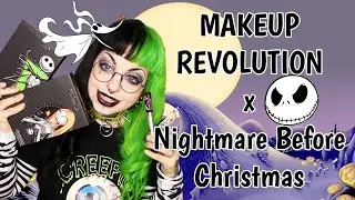 Revolution x Nightmare Before Christmas Makeup Review & Giveaway // Emily Boo