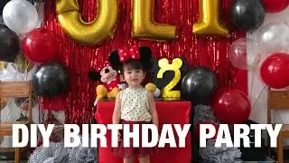 DIY Mickey Mouse themed birthday party in Olivia's School | Andi Manzano