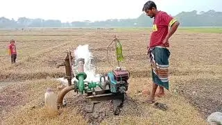 5hp diesel engine water pump start challenge. New style 5hp shelo machines start technic.