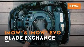 STIHL iMOW&reg; robotic lawn mower I iMOW&reg; blade change