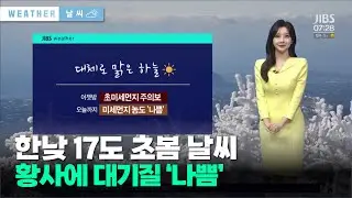 한낮 17도 초봄 날씨…황사에 대기질 ‘나쁨’