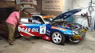Lucas Oil drift supra at Gsport Cars