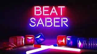Играю на PS4 VR в Beat Saber