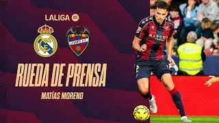 RUEDA DE PRENSA de Matías Moreno previa al encuentro ante el Real Madrid (J20)