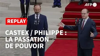 REPLAY - Passation de pouvoir entre Edouard Philippe et Jean Castex