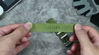 VivaStraps Two-Piece Nylon Quick Release Replacement Watch Strap